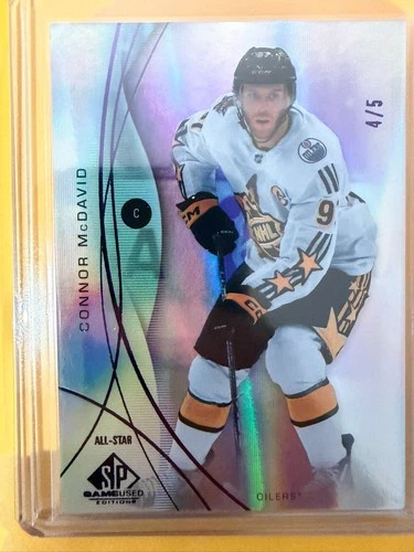 2024-25 Upper Deck SP Game Used All-Star Purple Connor McDavid #4/5