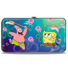 SpongeBob SquarePants Wallet Patrick Starfish Jellyfishing Design 7"x4"