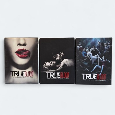 TRUE BLOOD HBO TV Series Complete Seasons 1-3 Dvd Box Sets
