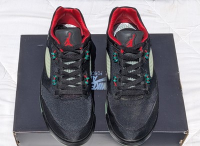 Nike Air Jordan 5 Retro Low Sp DM4640-036 - Black Classic Jade Fire Red