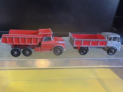 Vintage Matchbox Lesney #3 - Bedford 7-1/2 Ton Tipper+#48 Dumper Truck Use L-15C