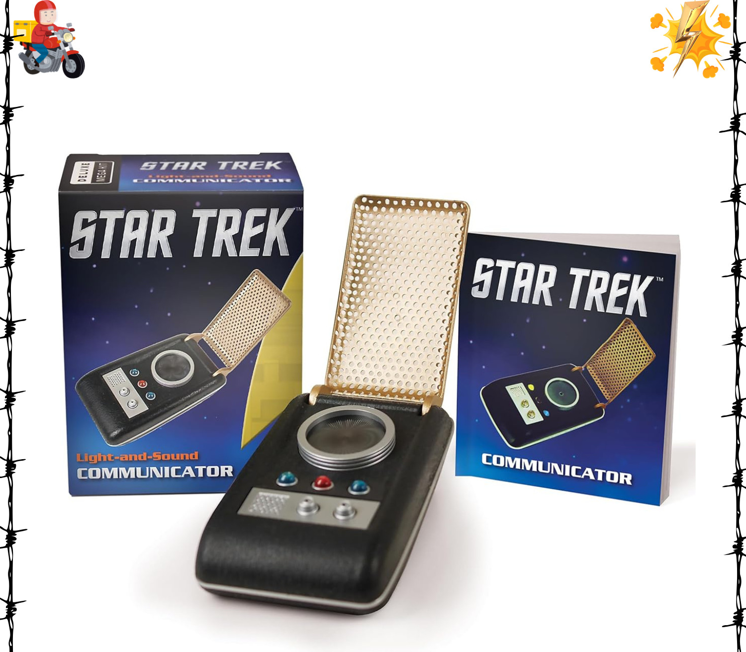 Star Trek Communicator: oggetto di scena da collezione