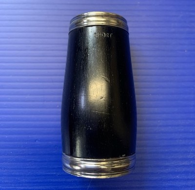 SHORT Bb Soprano Clarinet Barrel ~ Used ~Wood ~ No Cracks , Tight Rings