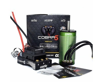 Castle Creations Cobra 5 8S 1/5 Sensored Brushless ESC/Motor Combo (1260Kv)