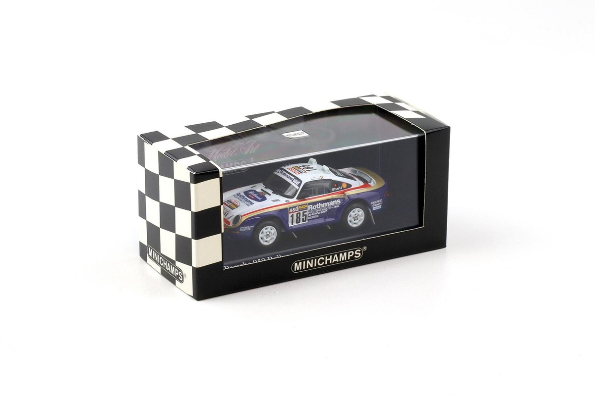 1:43 Minichamps Porsche 959 Rallye Paris-Dakar 1986 Ickx/ Brasseur