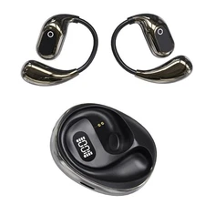 Open Ear Headphones Wireless Bluetooth 5.4, OWS Earphones Wireless Earbuds wi...