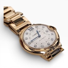 Full Set Cartier Ballon Bleu 36 mm 18K Yellow Gold Automatic Watch W69003Z2 5