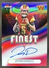 2025 Topps Finest Jayden Daniels Auto Autograph Red Refractor #/5 Commanders