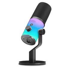 XLR/USB Dynamic Microphone, Dynamic Pc Microphone for Live Streaming and Podc...