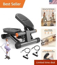 Exercise Anywhere: 300LBS Capacity Mini Stepper with Adjustable Stride  Monitor