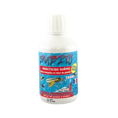 Subito - Répulsif guêpes et frelons concentré pour piscine - 250ml - Photo 1/2