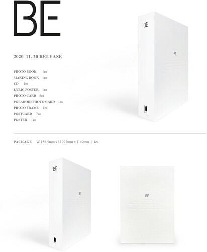 BTS - BE (Deluxe Edition) [New CD] Ltd Ed, Postcard, Photo