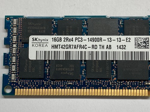 Lot of 12 - 16GB DDR-3 14900R ECC REG Hynix/HP HMT42GR7AFR4C-RD /hp 715274-001 - Picture 5 of 7