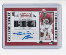 ISAIAH BUGGS 2019 PANINI CONTENDERS DRAFT PICKS AUTOGRAPHED ROOKIE-SHIPS FREE