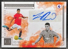2019-20 Panini Impeccable = Marcus Rashford = Indelible Ink Auto #'d /99 Man Utd