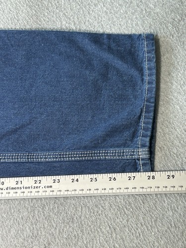 Carhartt Carpenter Jeans Herren W33 L30 Relaxed Straight Blau Denim Workwear - Bild 18 von 19