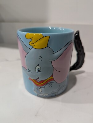 Disney Dumbo der fliegende Elefant Relief Tasse Becher Keramik