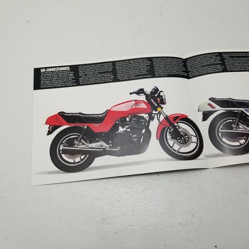1983 Suzuki GS1100E GS1150ES Sales Brochure Advertising 8.5x11 - Picture 3 of 5