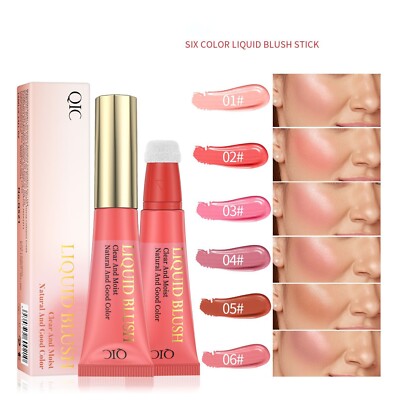 Pure Glow: Natürliche Farbe feuchtigkeitsspendendes flüssiges Rouge QIC UK Verkäufer