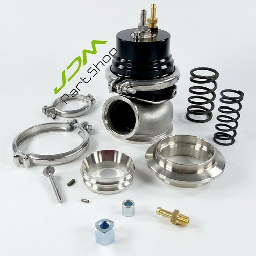 Turbocharger External Wastegate V-Band 60MM V60 24psi&14psi&16psi Spring Black - Foto 5 di 5