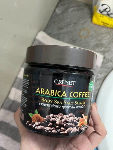 2x CRUSET - Arabica Coffee Body Spa Salt Scrub remove dead skin cells 700g - Picture 3 of 6