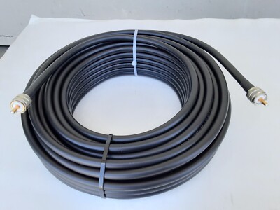 LMR-400 Ham Radio LMR Antenna PL259 / PL259 UHF 50 ohm COAX Cable 100ft
