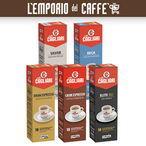 100 Capsules Coffee Caffitaly System Smart; crem and Great Espresso, Elite,  Silver, Deca | eBay