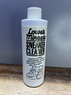 #ad #ad Vintage NOS 1990 Lowe’s Miracle Sneaker Cleaner 8oz Sneaker Fabric Sole New NOS $29.95