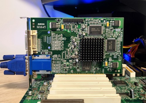 Matrox G450 32MB G45FMDVP32DB 7003- 0301 REV:A PCI DVI Dual Graphics Video Card - Picture 4 of 12