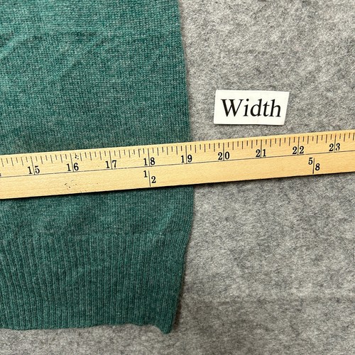 WOOLOVERS Dress Women Medium Green Sweater Cashmere Wool Cozy Festive Warm Comfy - Picture 11 of 13