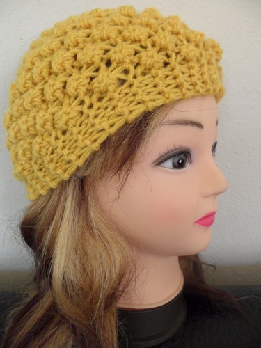 Strick Häkel Stirnband mit Blume Ohrenwärmer Haarband Head-Wrap - Bild 24 von 42