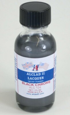Alclad II Black Chrome 1oz Paint Bottle ALC-124