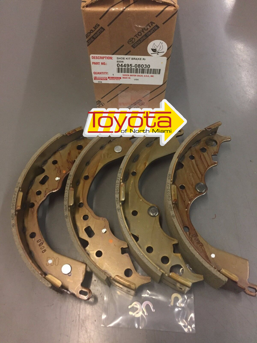 Genuine Toyota Brake Shoe Kit, Rear - OEM Part #04495-02050