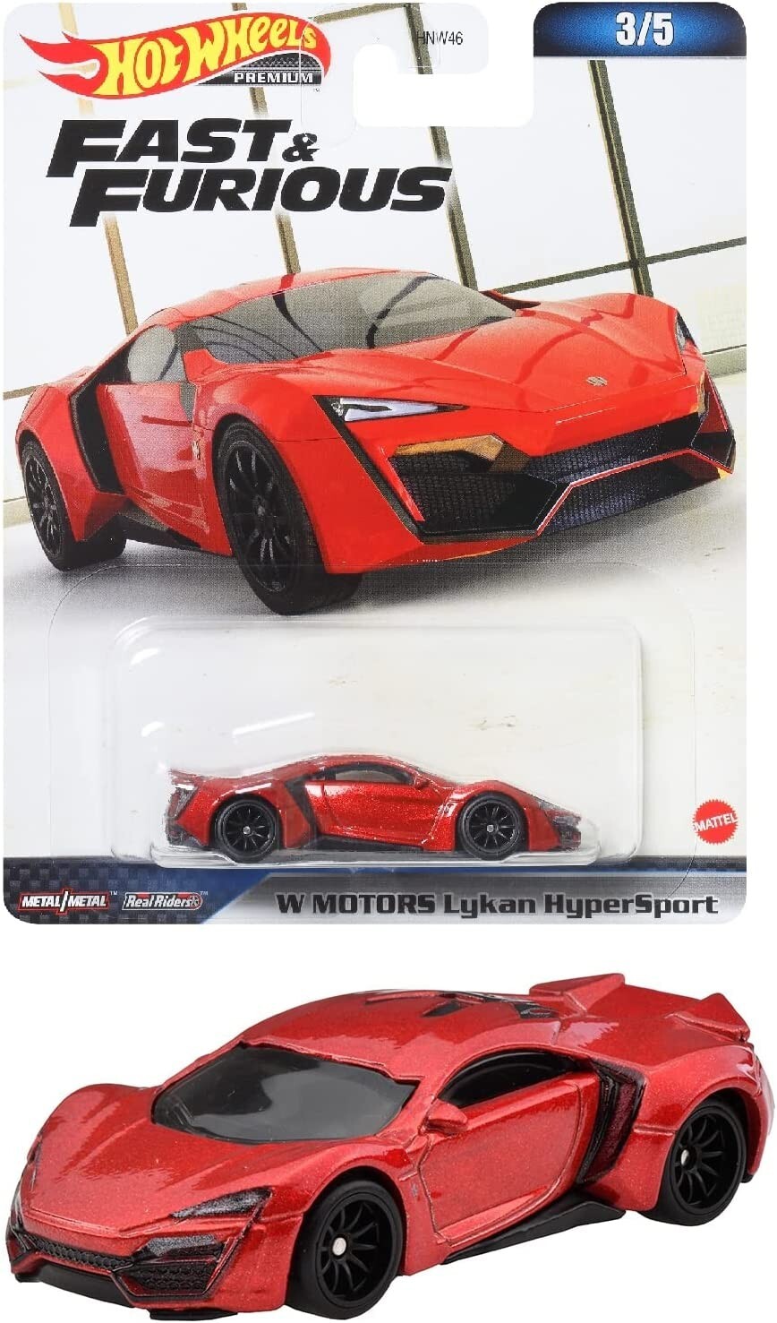 Hot Wheels - W Motors Lykan HyperSport - Velozes e Furiosos - HNW49 Escala  Miniaturas by Mão na Roda 4x4