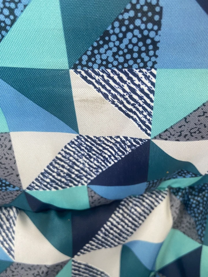 Cojín de cojín de asiento de cubierta de repuesto Safety 1st Walker azul diamante Foto 3 de 4