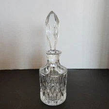Clear Glass, Oil, Vinager Bottle Cruet with Stopper 8.5”