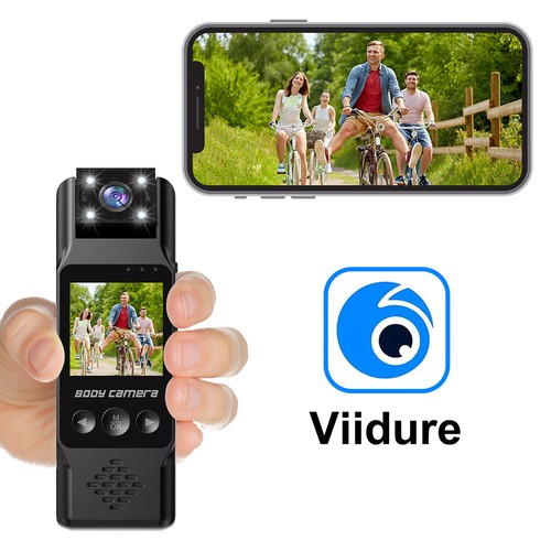 Portable Police Body Camera with Audio Recording 4K 2K HD Night Vision Camcorder - Picture 9 of 28