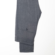 DONDUP Pants Gray Melange Slim Fit Wool Italy Made Men's 31.5/30