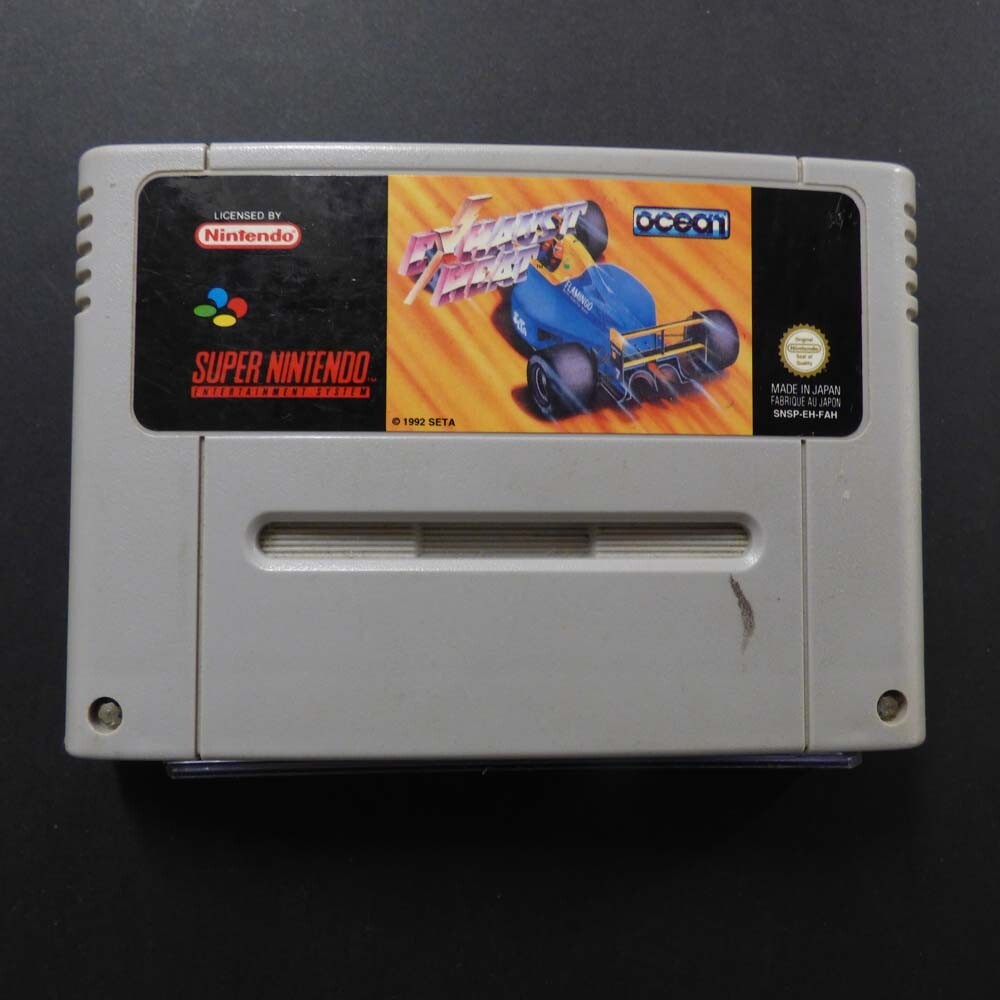 Exhaust Heat Super Nintendo SNES Loose PAL FRA