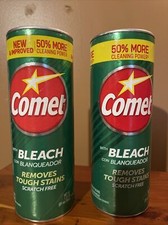  2 Comet Cleaner With Bleach Kitchen Bathroom Cleaner 21oz