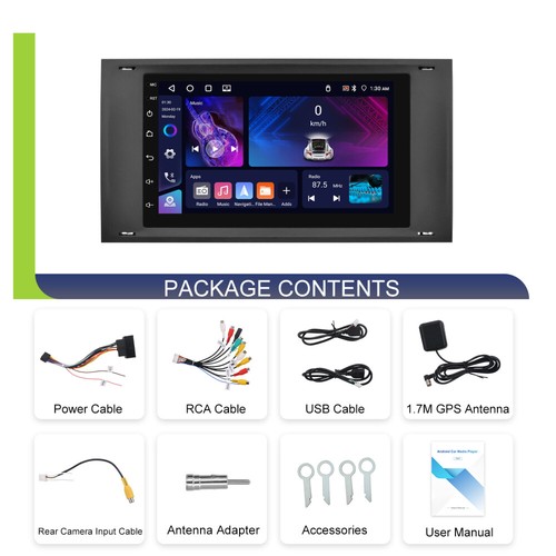 4+64GB Android 15 Carplay Autoradio GPS 7" Für Ford Focus C S Max Transit Fiesta - Bild 18 von 20
