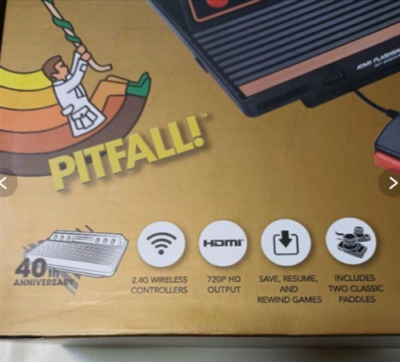 ATARI FLASHBACK 8 GOLD DELUXE Retro Game Console With Box