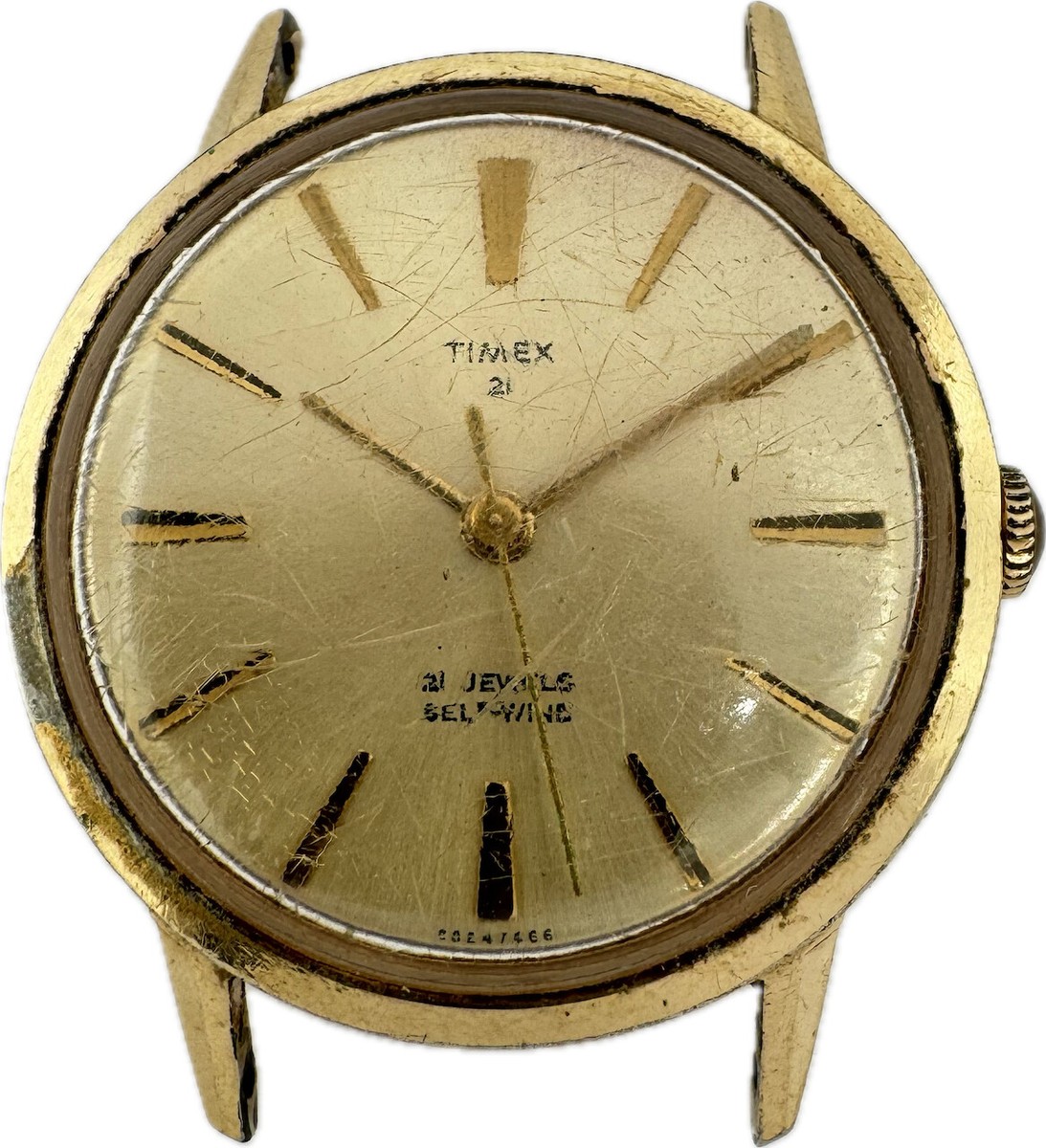 RARE Vintage 1966 Men's Timex 21 JEWEL Waterproof Mechanical Watch