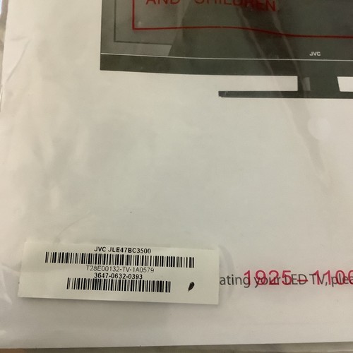 JVC TV User Manual BlackCrystal TM 3500 Series LED TV JLE47BC3500 47”Class - Picture 7 of 7