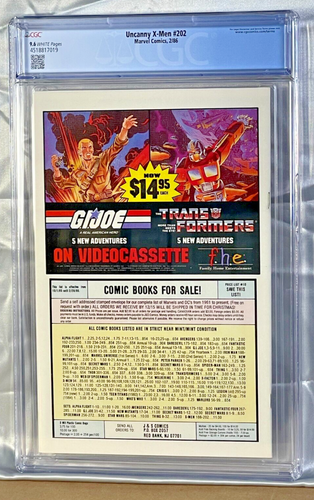 Uncanny X-Men #202 CGC 9.6 ❄️Pagine BIANCANEVE❄️ 1986 Beyonder & Sentinels App - Foto 3 di 5