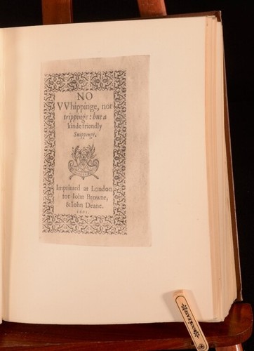 1933 2Vol The Britwell Handlist Short-Title Catalogue With Plates And Facsimiles - Picture 5 of 7