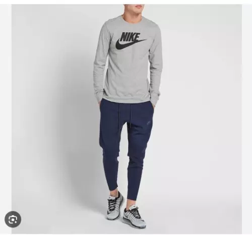 NEW NWT MENS S M NIKE TECH KNIT JOGGERS DARK BLUE NAVY PANTS 810560 451