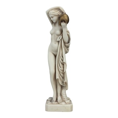 Griechischer weiblicher Akt Kern trägt Hydria Wasserglas grau Statue Skulptur...