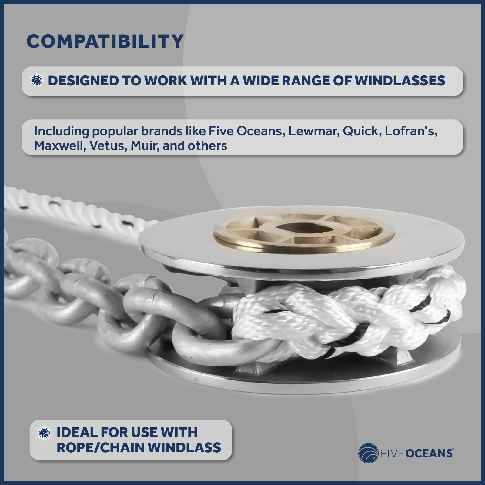 Windlass Anchor Rode 9/16"x200' 3Strand Rope 5/16"x20' G4 Galvanized