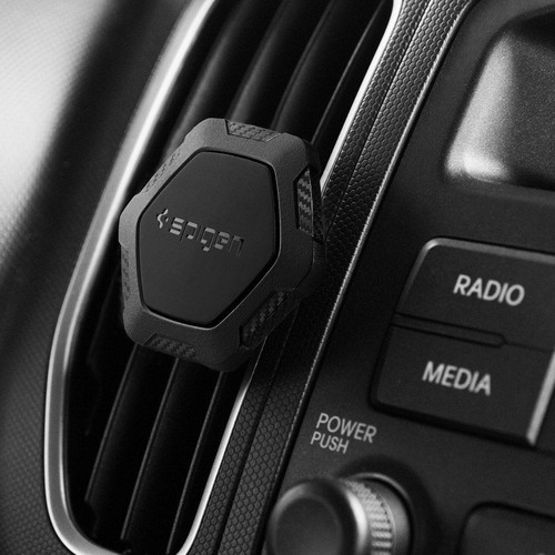 SPIGEN Universal Car Mount Phone Holder QS11 Air Vent Magnetic Mobile Stand GPS - Picture 3 of 23